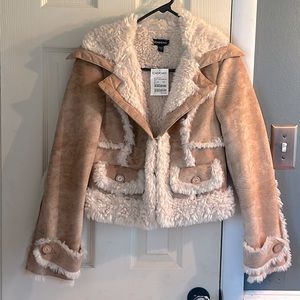 Bebe faux suede jacket - NWT
